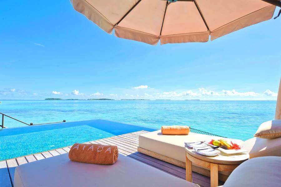 Ayada Maldives all Inclusive package Sunset Family Lagoon Suite