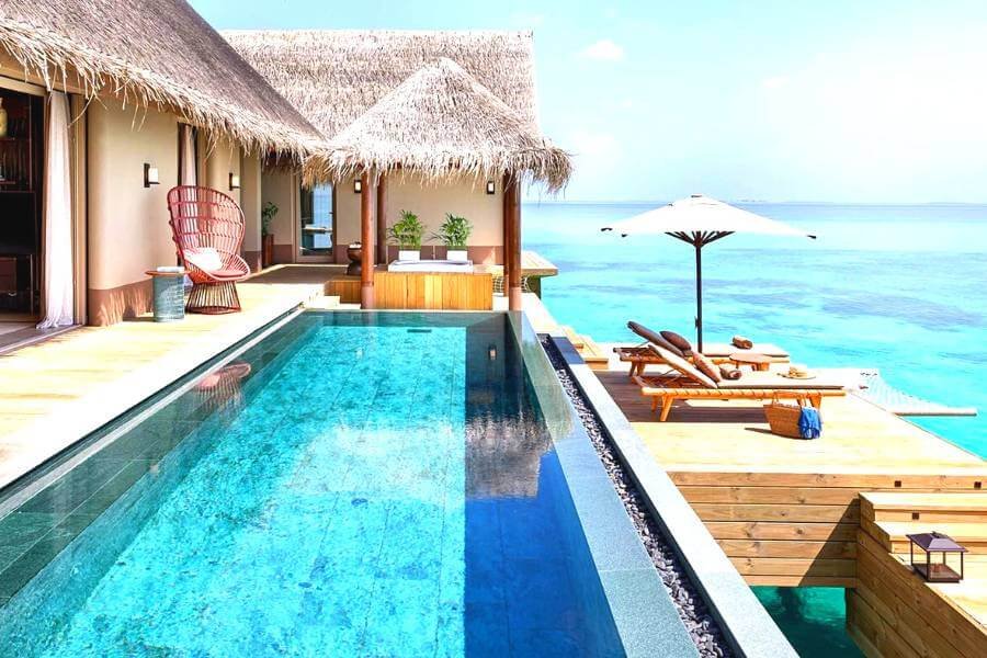 joali maldives all inclusive 3 Bedroom Ocean Residence With 2 Pools