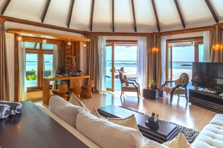 Kihaa Maldives Island Resort All Inclusive 9 kihaa maldives island resort all inclusive Three Bedroom Royal Beach Suite with Infinity Pool Private Pool